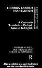 Tapa de Thinking Spanish Translation: A Course in Translation Method