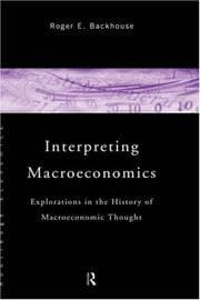 Tapa de Interpreting macroeconomics