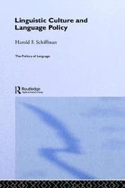 Tapa de Linguistic culture and language policy