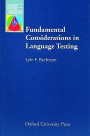 Tapa de Fundamental Considerations in Language Testing (Oxford Applied Linguistics)