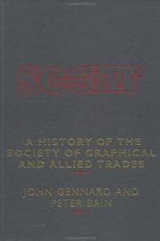 Tapa de A History of the Society of Graphical and Allied Trades