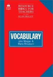 Tapa de Vocabulary (Resource Books for Teachers)