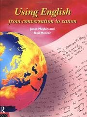 Tapa de Using English from conversation to canon