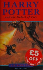 Tapa de Harry Potter and the Goblet of Fire