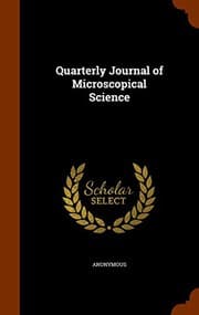Tapa de Quarterly Journal of Microscopical Science