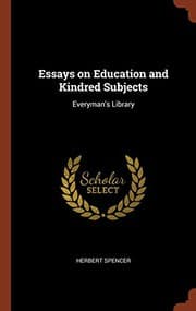 Tapa de Essays on Education and Kindred Subjects