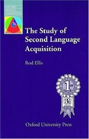 Tapa de The study of second language acquisition