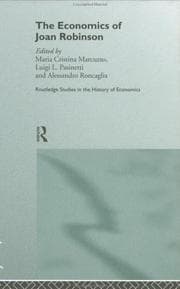 Tapa de The economics of Joan Robinson