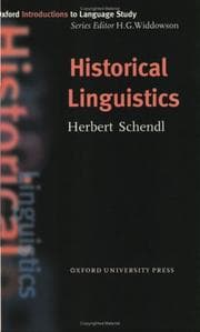 Tapa de Historical Linguistics (Oxford Introduction to Language Study Series)