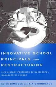 Tapa de Innovative school principals and restructuring