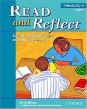 Tapa de Read and reflect, introductory level