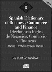 Tapa de Routledge Spanish Dictionary of Business, Commerce and Finance/Diccionario Ingles de Negocios, Comercio y Finanzas (CD-ROM)
