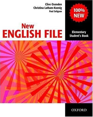 Tapa de New English File, Elementary