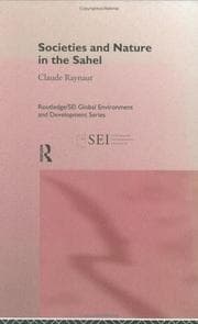 Tapa de Societies and nature in the Sahel