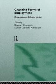 Tapa de Changing Forms of Employment: Organisations, Skills and Gender