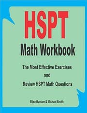Tapa de HSPT Math Workbook