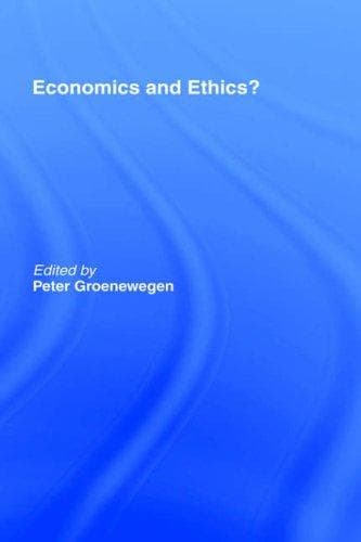 Tapa de Economics and ethics?