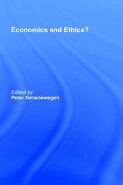 Tapa de Economics and ethics?