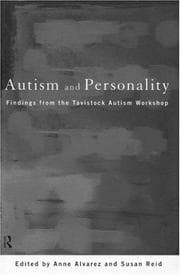 Tapa de Autism and personality
