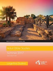 Tapa de ADULT BIBLE STUDIES LARGE PRINT STUDENT - SUMMER 2017 QUARTER
