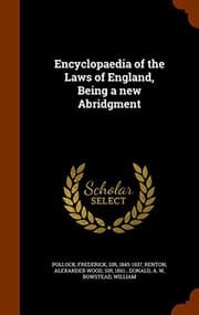 Tapa de Encyclopaedia of the Laws of England, Being a new Abridgment