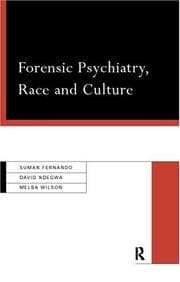 Tapa de Forensic psychiatry, race, and culture