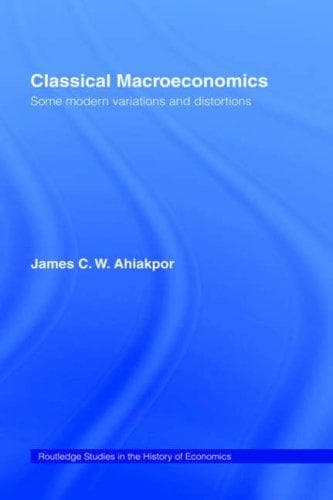 Tapa de Classical macroeconomics