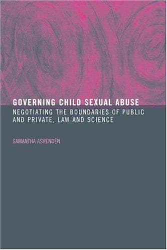 Tapa de Governing child sexual abuse