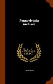 Tapa de Pennsylvania Archives