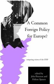 Tapa de A common foreign policy for Europe?