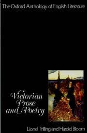 Tapa de Victorian prose and poetry