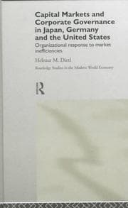 Tapa de Capital markets and corporate governance in Japan, Germany, and the United States