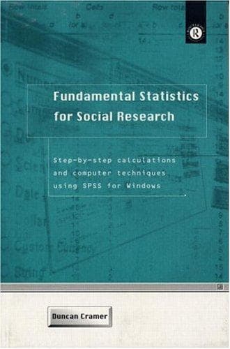 Tapa de Fundamental statistics for social research