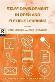 Tapa de Staff development in open and flexible learning
