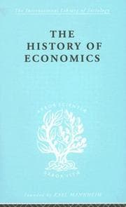 Tapa de The History of Economics: International Library of Sociology B