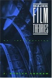 Tapa de The major film theories