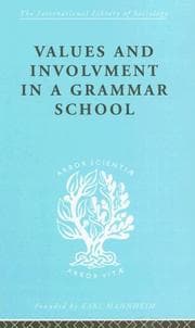 Tapa de Values and Involvement in a Grammar School