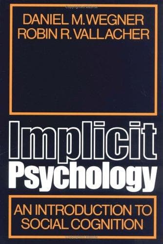 Tapa de Implicit psychology