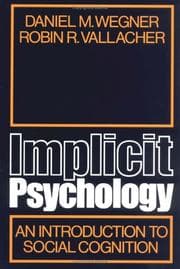 Tapa de Implicit psychology