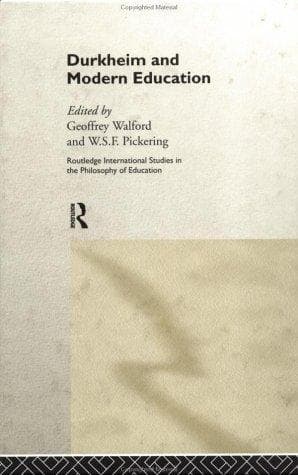 Tapa de Durkheim and modern education
