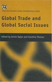 Tapa de Global trade and global social issues