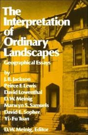 Tapa de The Interpretation of ordinary landscapes