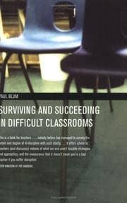 Tapa de Surviving and succeeding in difficult classrooms
