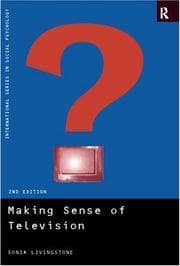 Tapa de Making Sense of Television