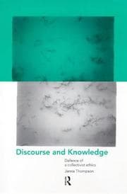 Tapa de Discourse and knowledge