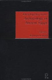 Tapa de Encyclopedia of the Archaeology of Ancient Egypt