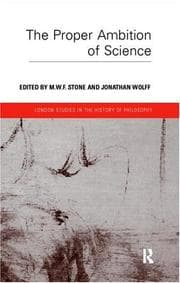 Tapa de Proper Ambition of Science (London Studies in the History of Philosophy)