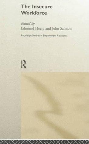 Tapa de The Insecure Workforce (Routledge Studies in Employment Relations)