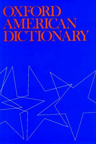 Tapa de Oxford American dictionary