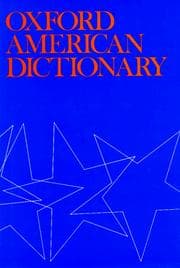 Tapa de Oxford American dictionary